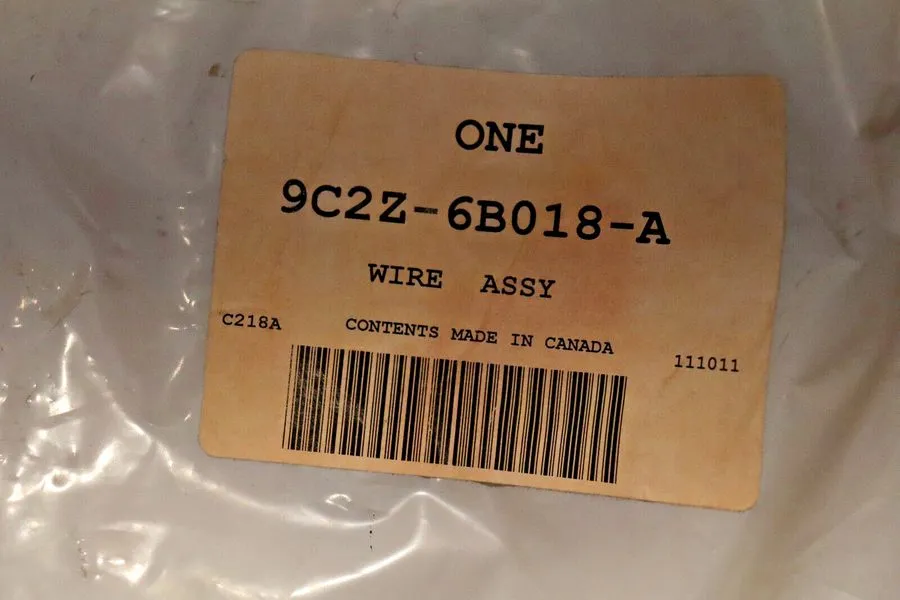 Жгут проводов 9C2Z-6B018-A Ford Wire Harness Assembly Engine Assy Kit Truck Heat — фото лота 1