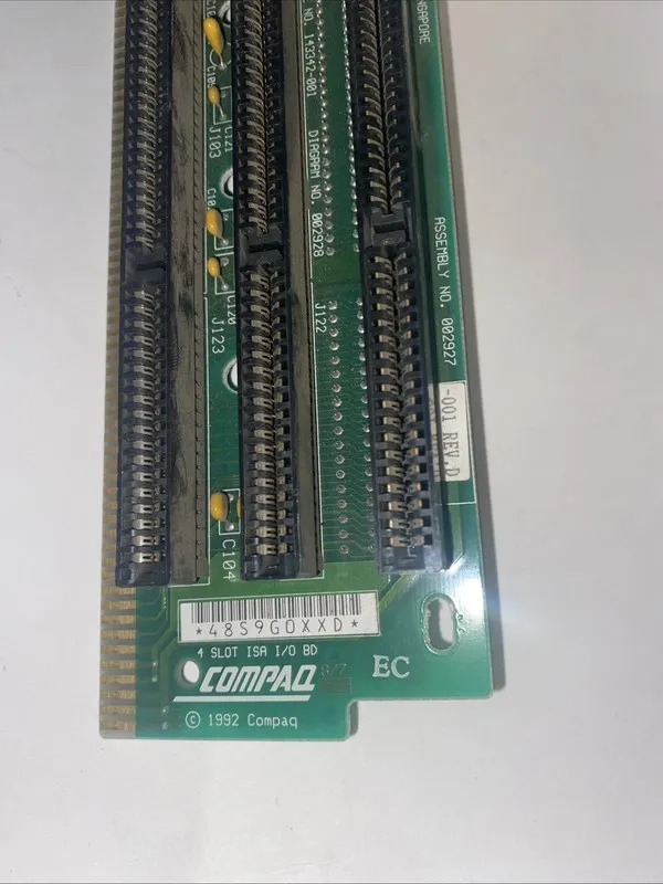 Райзер-плата HPE Compaq ProLiant Server ISA I/O Riser Board Assembly 002927-001  — фото лота 1