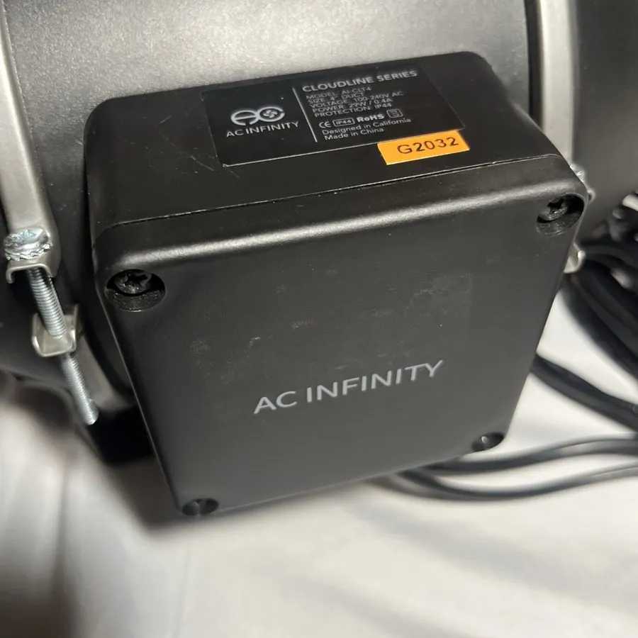 Вентилятор AC Infinity Cloudline T4 4” Inline Duct Fan AI-CLT4 Replacement Unit — фото лота 2