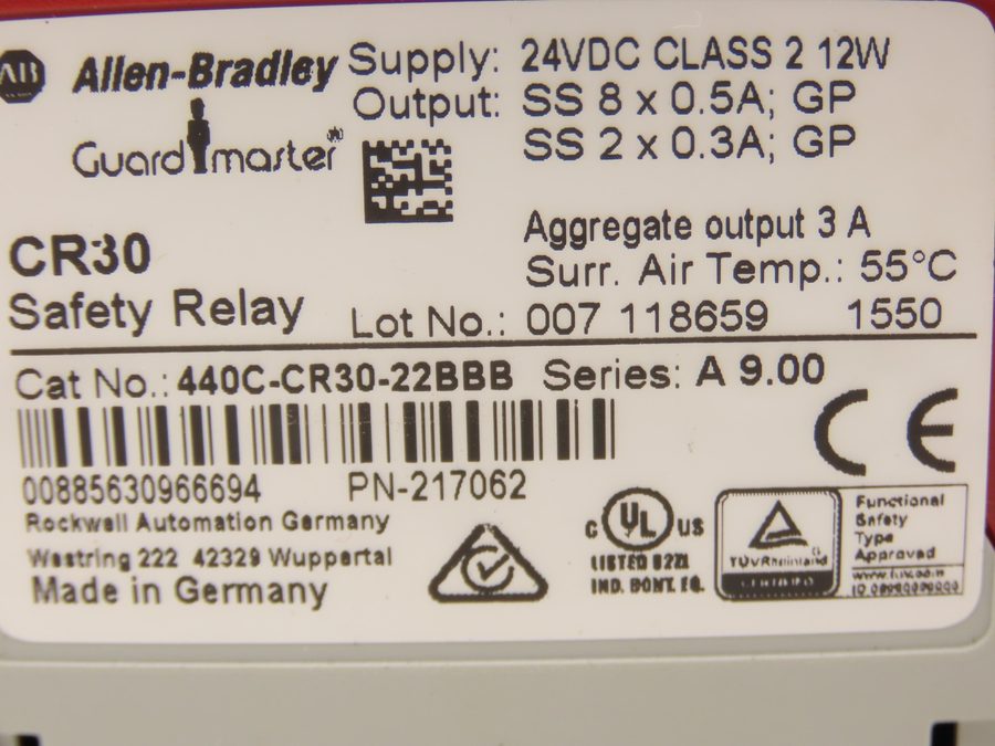 Фото лота 440C-CR30-22BBB от продавца №36090