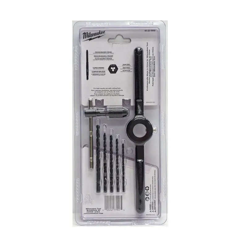 Режущий инструмент Milwaukee 49-22-5600 Heavy Duty SAE Tap and Die Set