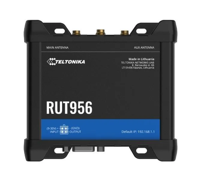 Маршрутизатор Teltonika RUT956 4G LTE Industrial Cellular Dual SIM Failover Rout — фото лота 1