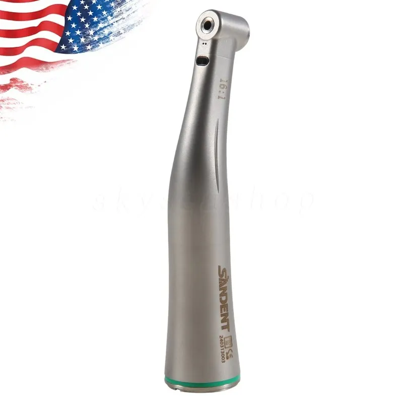 Стоматологический наконечник 1- Dental 1:5 Increasing Contra Angle LED Handpiece — фото лота 2