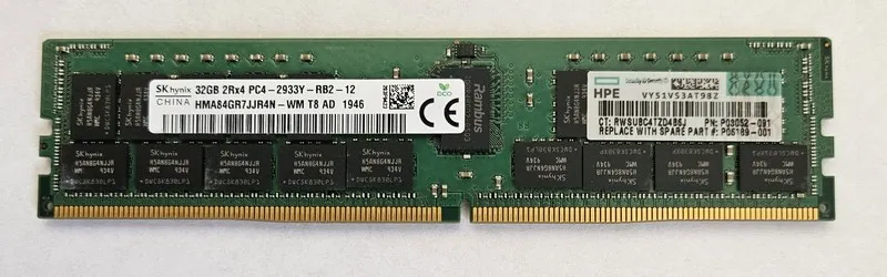 Модуль памяти 32GB 2Rx4 SK hynix PC4-2933Y HMA84GR7JJR4N-WM | DDR4 2933 RDIMM |