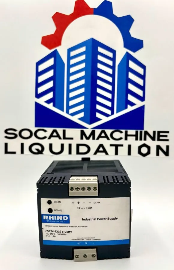 Блок питания RHINO PSP24-120S 24V DC 5A 120W DIN Rail Power Supply 120/240VAC