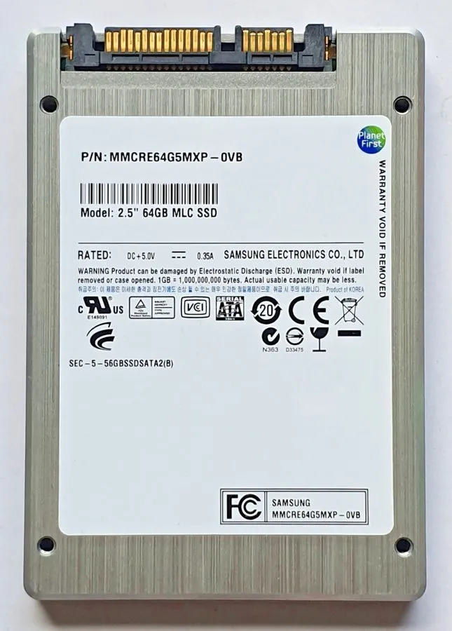 SSD-накопитель 64GB SATA III Samsung PM800MMCRE64G5MXP-0VB 2D-NAND MLC SSD 2.5" 