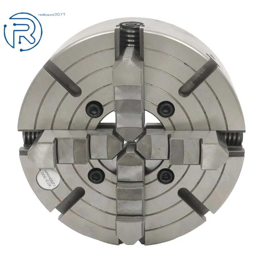 Режущий инструмент K72-300 4-Jaw Lathe Chuck 12 Inch Self Centering Independent — фото лота 1