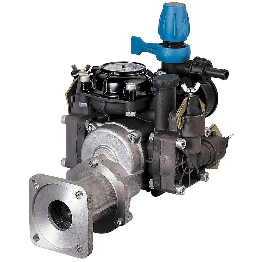 Насос Comet MC25 Twin Diaphragm Pump 3/4in. Keyed Shaft 362PSI, 6.1GPM, 550RPM — фото лота 1