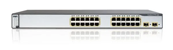 Коммутатор Cisco Catalyst (WS-C3750-24PS-S) POE 24-Ports Rack-Mountable Switch