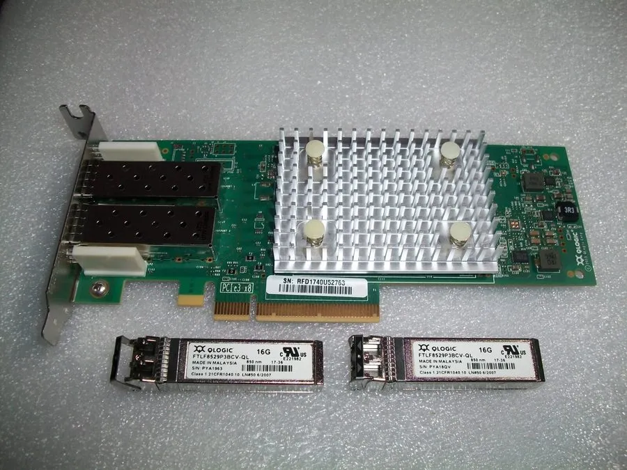 Контроллер Lenovo 01KR586 QLogic QLE2692-LNV Dual Port 16Gb FC HBA BK3210407-33 