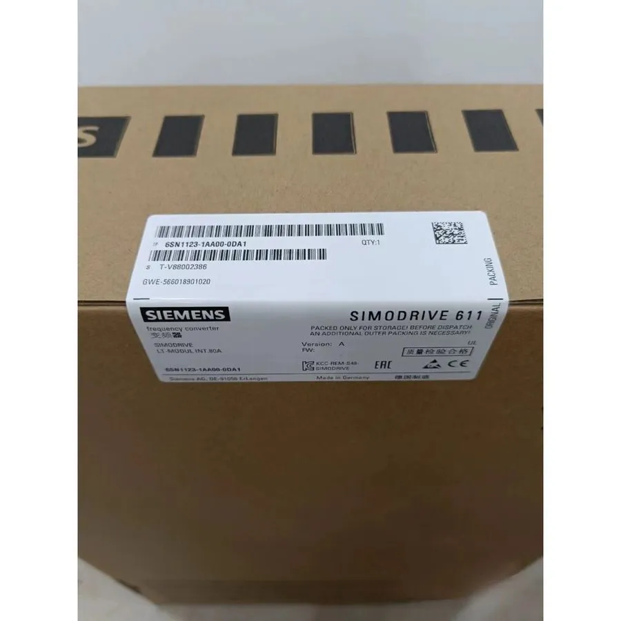 Сервоусилитель 6SN1 123-1AA00-0DA1 SIEMENS 6SN1123-1AA00-0DA1 SIMODRIVE 611 POWE