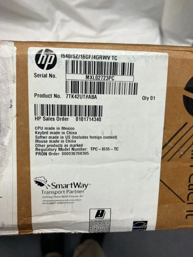 SSD-накопитель HP t640 Thin Client SFF Desktop Ryzen R1505G 8GB DDR4 256GB SSD W