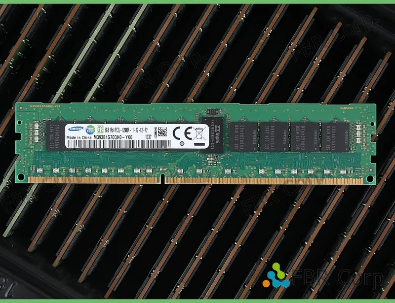 Модуль памяти Samsung 8GB 1Rx4 PC3L-12800R-11-12-C2-D3 M393B1G70QH0-YK0 DDR3 ECC