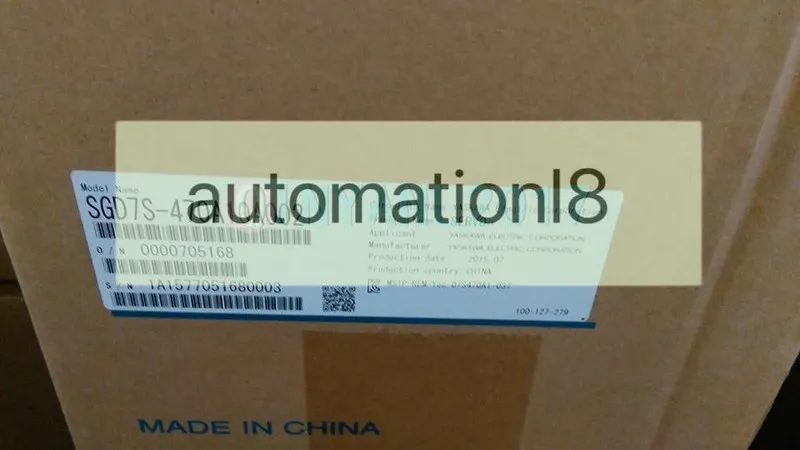 Сервопривод Yaskawa servo drives SGD7S-470A10A002