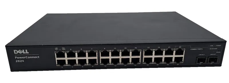 Коммутатор Dell PowerConnect 2824 24-Port Gigabit Ethernet Switch