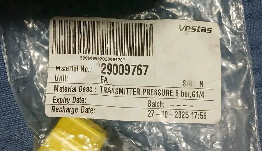 Датчик давления Danfoss MBS 8200 Pressure Transmitter 064G1102 Vestas 29009767 0 — фото лота 2