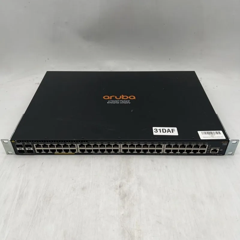 Коммутатор HPE ARUBA 2930F JL262A 48-PORT POE+ GIGABIT NETWORK SWITCH — фото лота 1