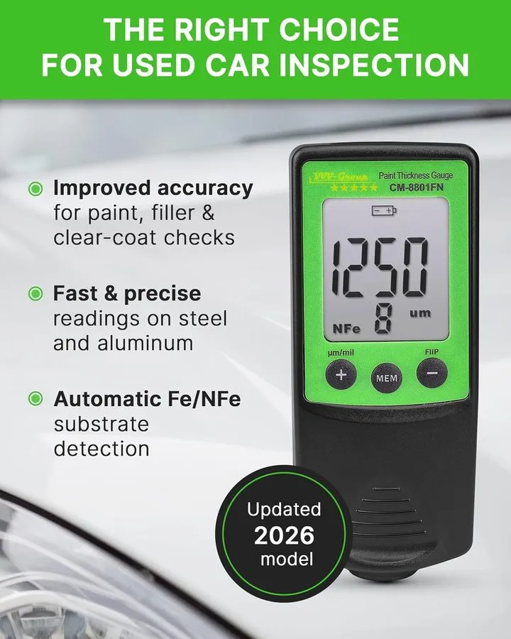 Толщиномер Paint Thickness Gauge CM-8801FN