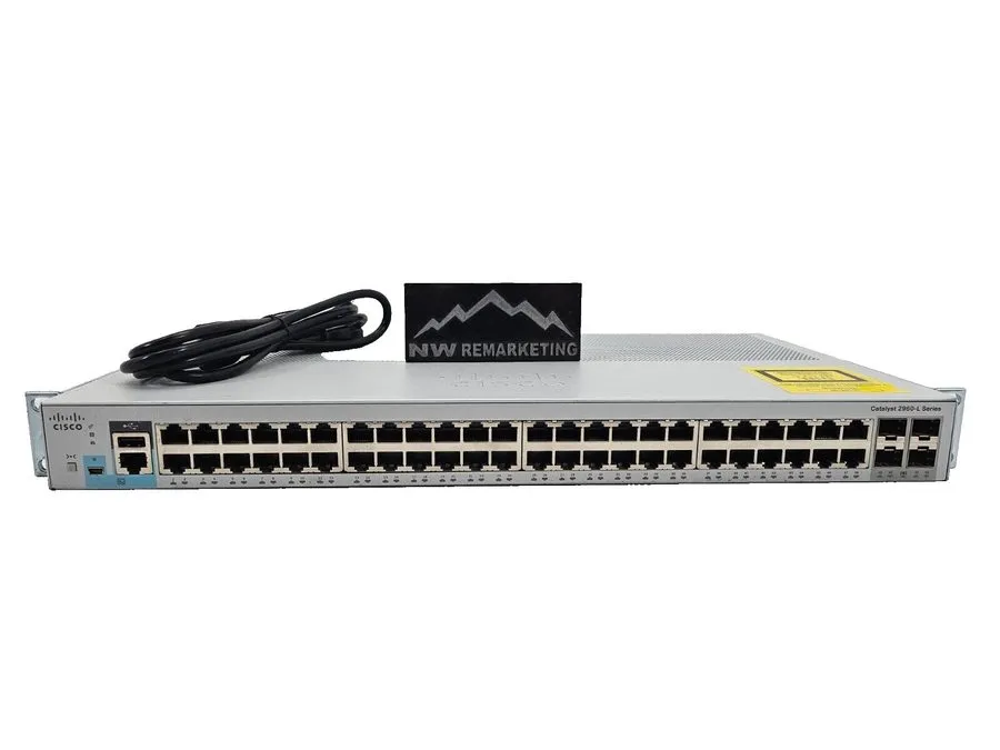 Коммутатор Cisco WS-C2960L-48TS-LL 48-Port Gigabit Ethernet Network Switch Hub