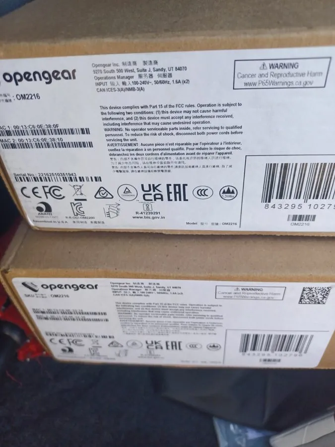 Сервер Opengear OM2216 Console Server 16-Port Secure Remote Access