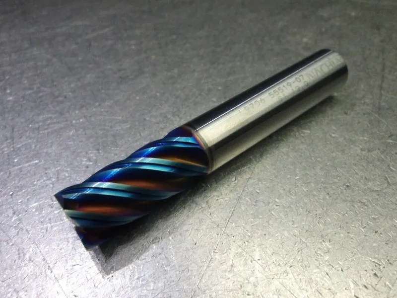 Режущий инструмент Nachi 12mm 5 Flute Carbide SQ Endmill Shank 12.0x26.0x75.0 (L — фото лота 1