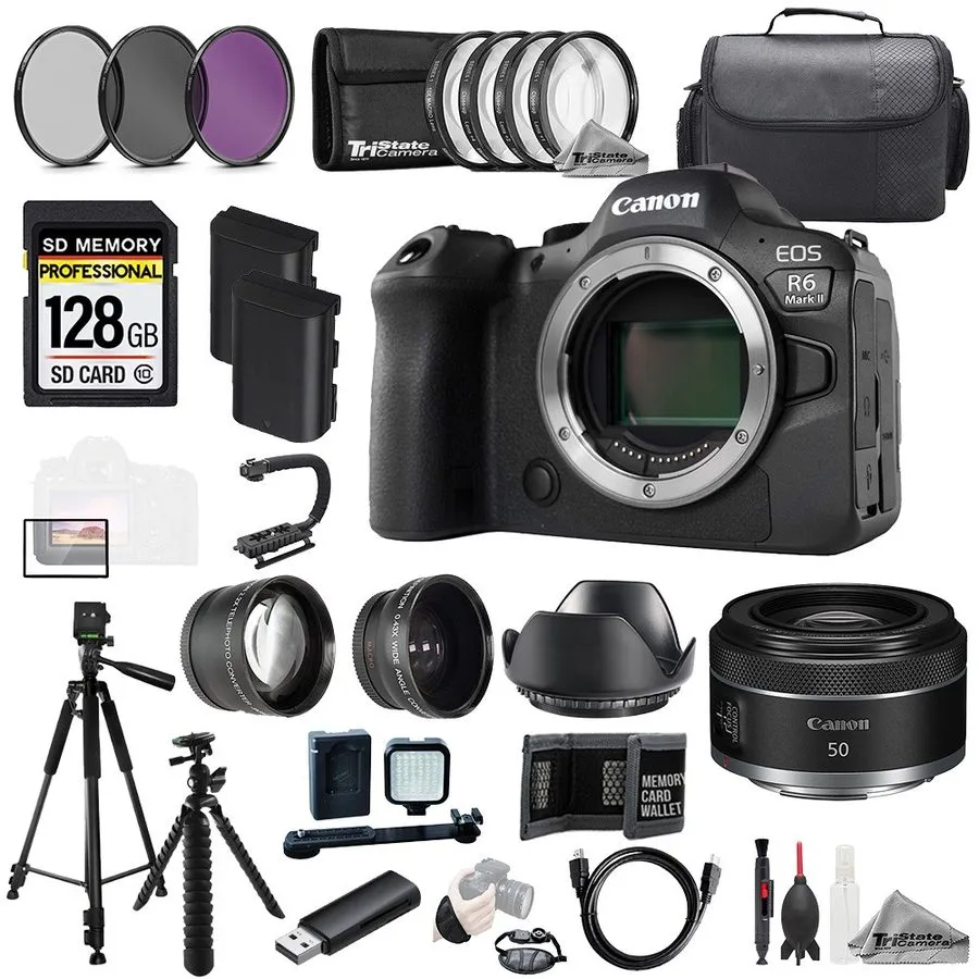 Объектив Canon EOS R7 + RF 24-105mm f/4 L IS USM Lens+128GB+Ext Bat+ Filtr MEGA 