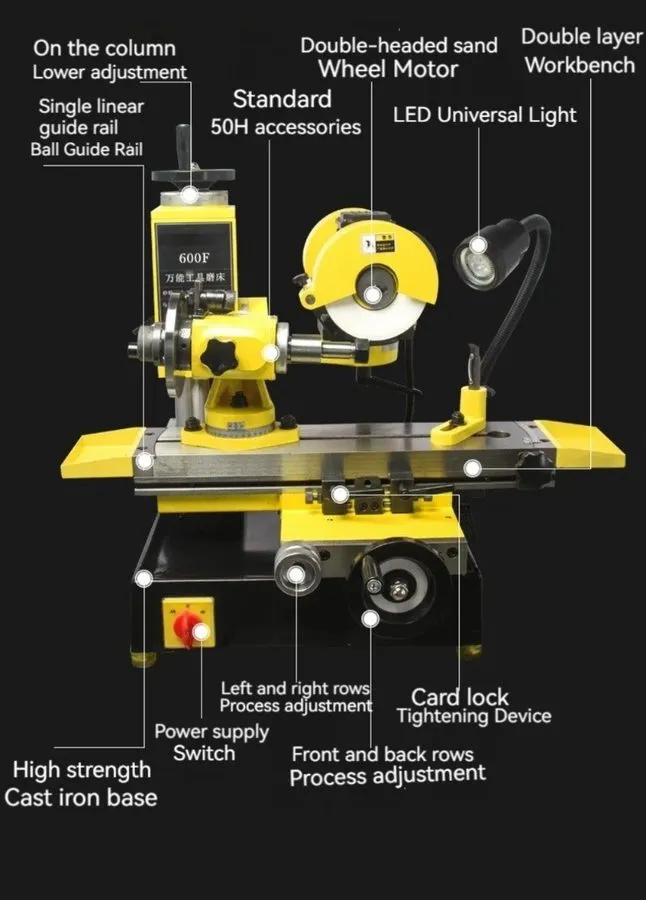 Оборудование ЧПУ 2800RPM Accurate Fast Efficient Durable Universal Tool Grinder 