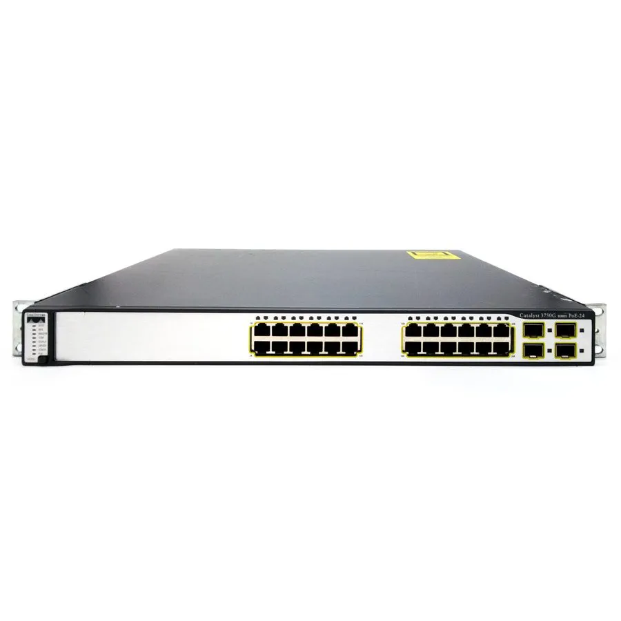 Коммутатор Cisco WS-C3750G-24PS-S 24-Port GbE Ethernet IP Base Switch