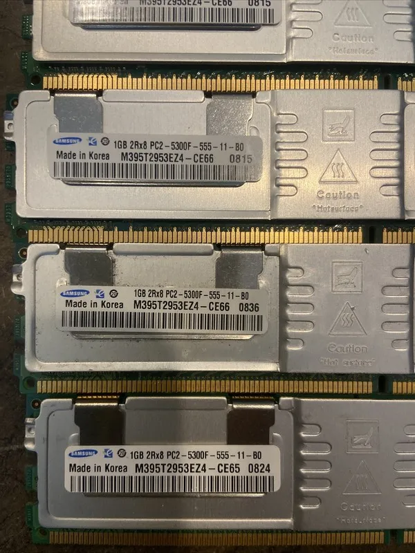 Модуль памяти Samsung 1GB DDR2-667 PC2-5300F 2Rx8 ECC FBDIMM M395T2953EZ4-CE66