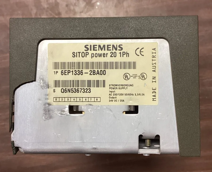 Блок питания Siemens SITOP Power Supply 6EP1 336-2BA00 50/60Hz 22.8V 26.4V DC 24