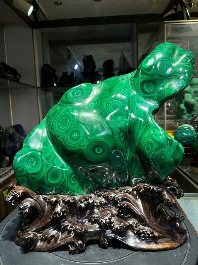 Лабораторный прибор 40.59LB Rare Natural malachite quartz crystal Mineral Specim
