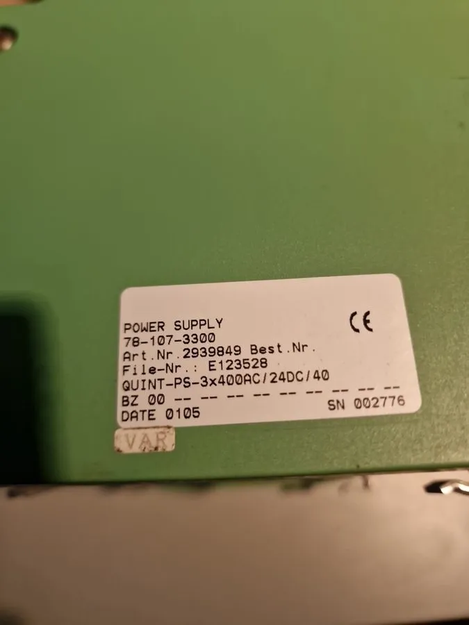 Блок питания PHOENIX CONTACT QUINT-PS-3X400-500AC/24DC/40 Power Supply 2938646 — фото лота 2