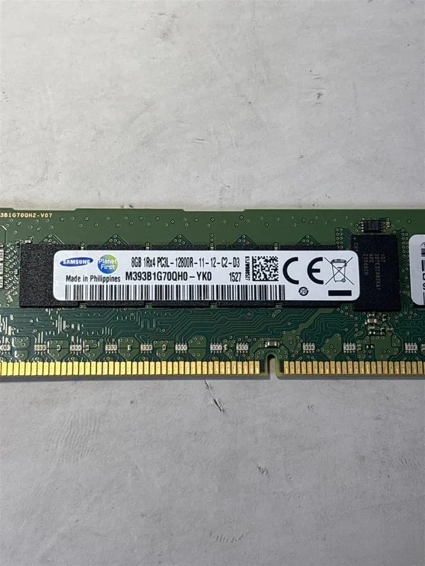 Модуль памяти Samsung 8GB 1Rx4 PC3L-12800R-11-12-C2-D3 M393B1G70QH0-YK0 DDR3 ECC