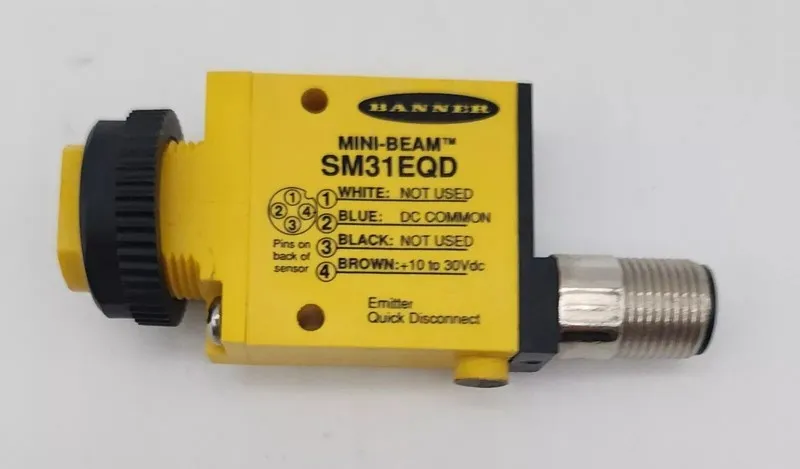Фотоэлектрический датчик Banner SM31EQD Mini-Beam Photoelectric Emitter Sensor 1
