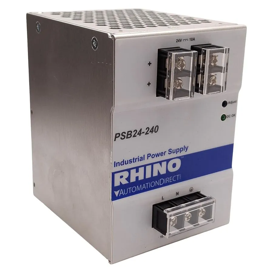 Блок питания RHINO PSB24-240 Industrial DIN Rail Power Supply 24VDC 10A 240W