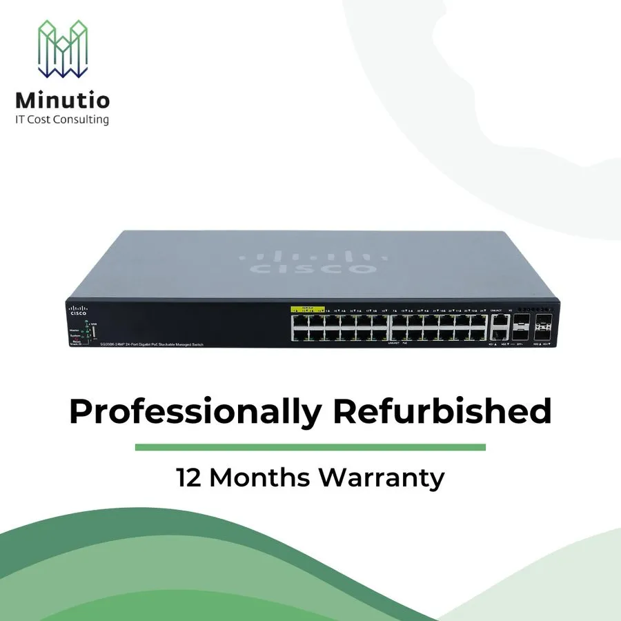 Коммутатор Cisco SG350X-24MP-K9