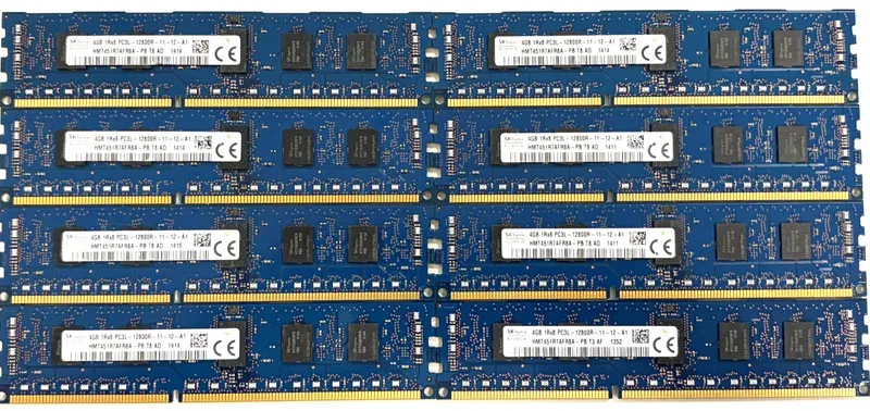 Модуль памяти SK hynix 4GB 1Rx8 PC3L-12800R DDR3 1600 MHz Server RAM HMT451R7AFR