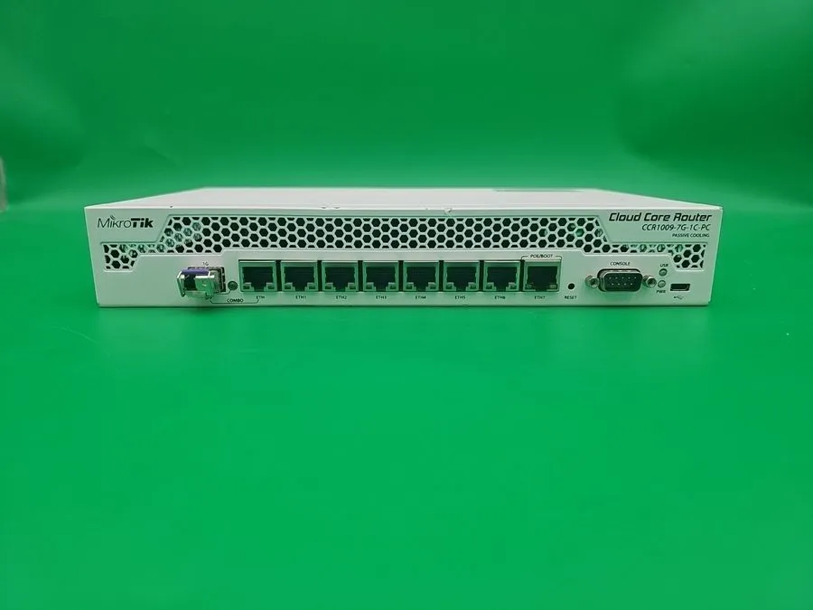 Маршрутизатор MikroTik CCR1009-7G-1C-PC Cloud Core Router 9-Core 1GHz 7-Port Gig