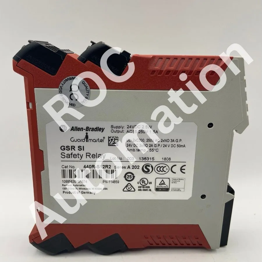 Реле безопасности 440R-S12R2 Allen Bradley Guardmaster Single Input Safety Relay