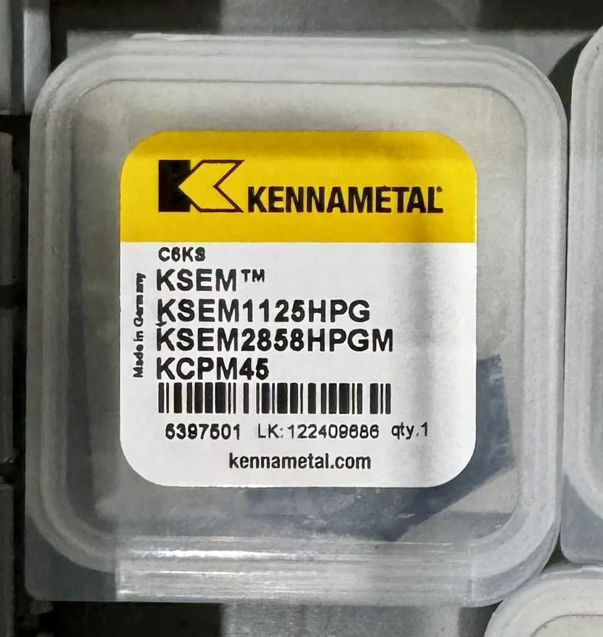 Режущий инструмент Kennametal SE-Drill Modular Drill Insert KSEM1125HPG Carbide — фото лота 1