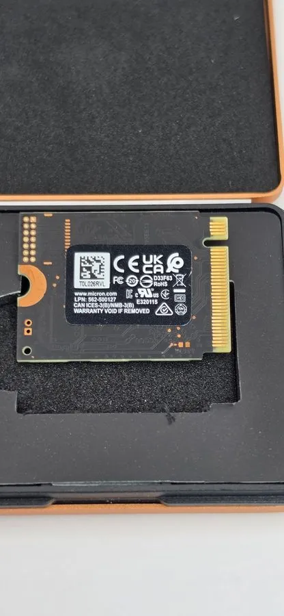 SSD-накопитель Micron 2400 512GB M.2 NVMe PCIe Internal SSD MTFDKBK512QFM Black