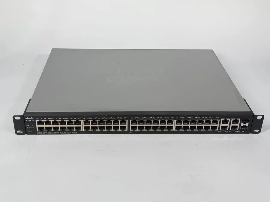 Коммутатор Cisco SF300-48PP-K9 V02 48-Port PoE+ Gigabit Managed Switch Layer 2