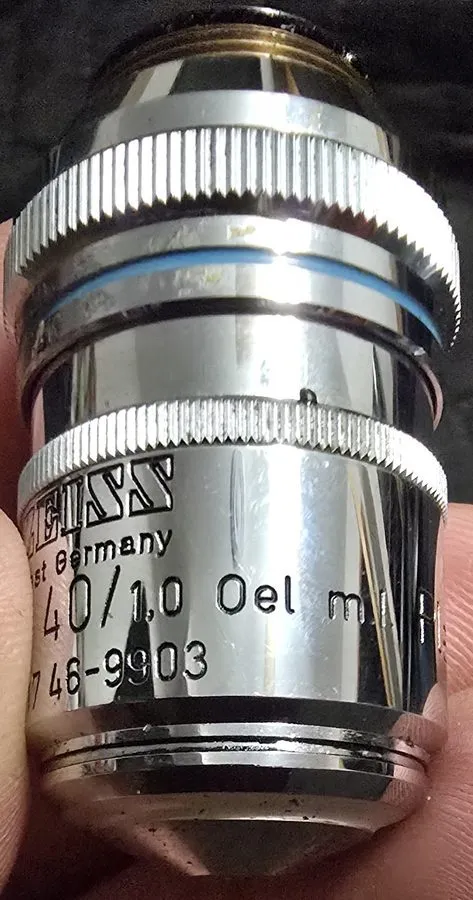 Объектив микроскопа ZEISS MICROSCOPE OBJECTIVE LENS 40x PLANAPO 40/1.0 Oel m.l 4 — фото лота 2