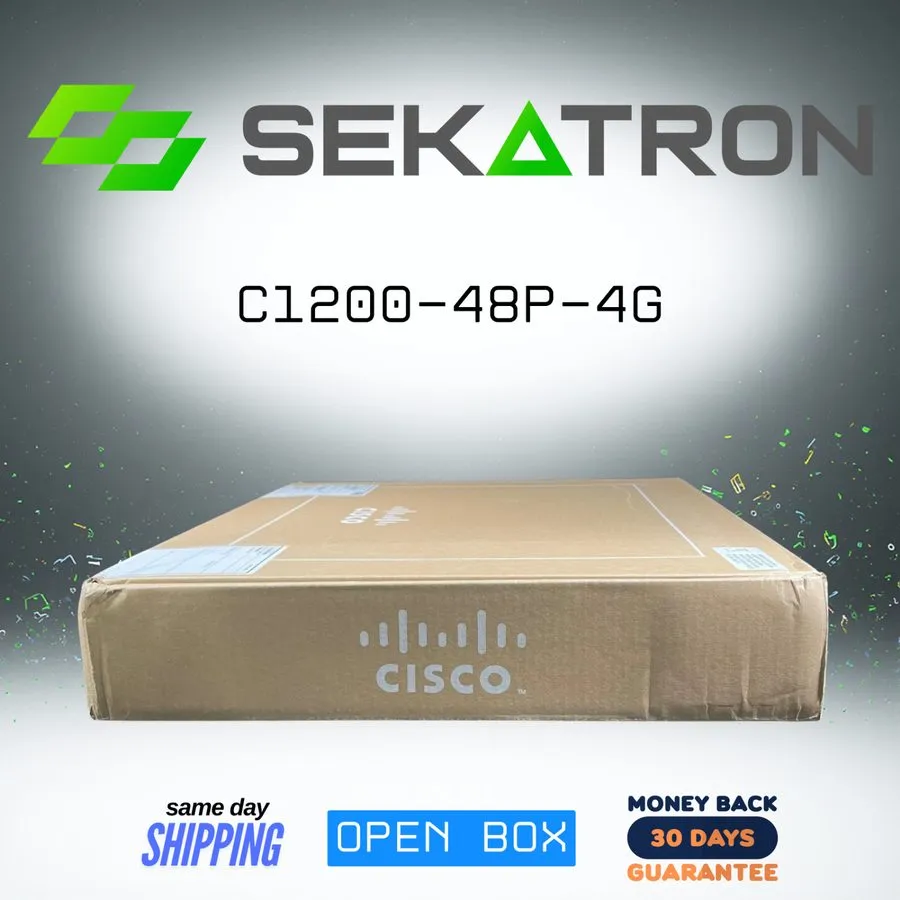 Коммутатор CISCO C1200-48P-4G 48-port PoE+ Gigabit Managed Switch 4SFP