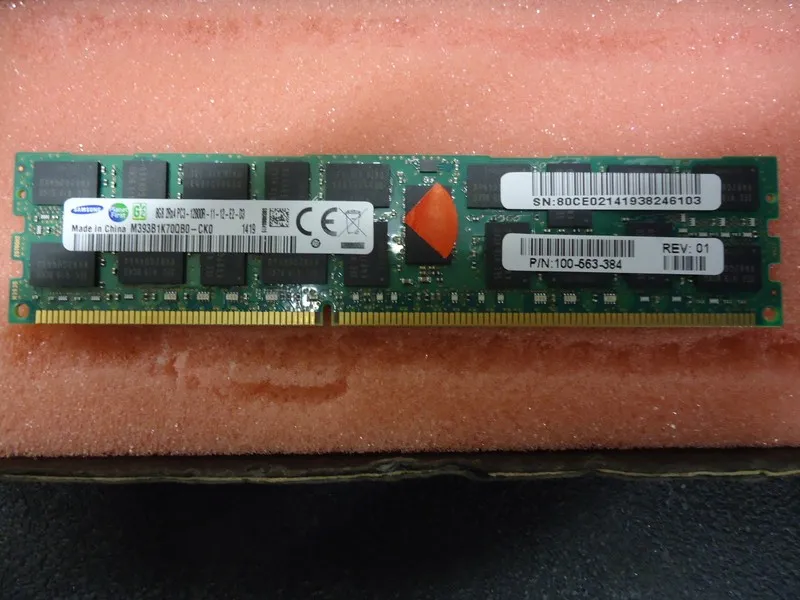 Модуль памяти M393B1K70QB0-CK0 Samsung 8GB (1X8GB) PC3-12800R 1600MHZ DUAL RANK 