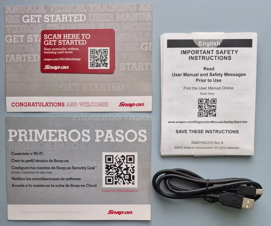 Диагностический сканер Snap-on Tools EESC337 SOLUS + Plus Automotive Scanner 25.