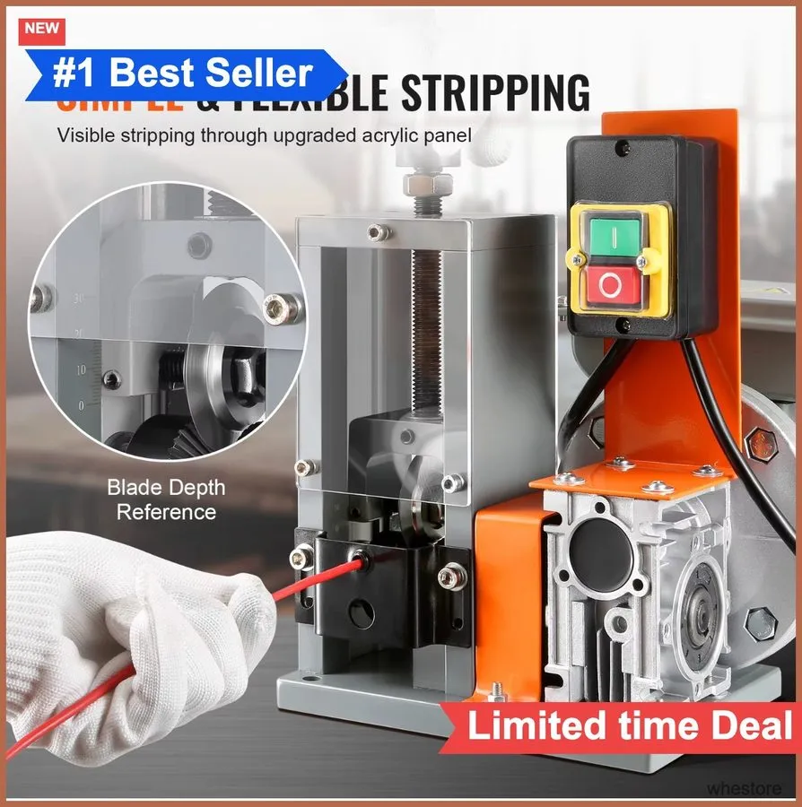 Станок для зачистки проводов Electric Wire Stripping Machine 1.5-25mm 180W 60ft/ — фото лота 1