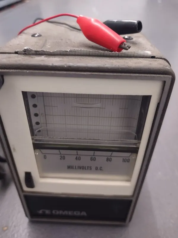 Регистратор OMEGA RD288-100MV Strip Chart Recorder, 1 Channel, DC Millivolts — фото лота 2