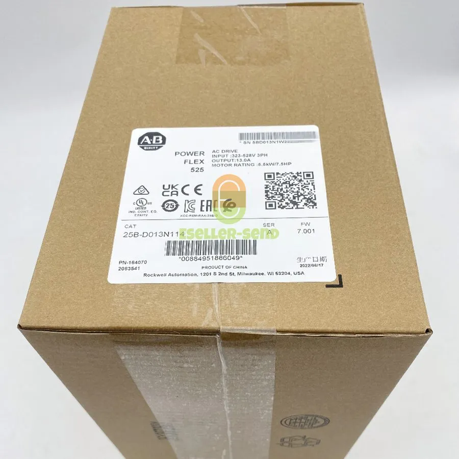 Частотный преобразователь Allen Bradley 25B-D013N114 PowerFlex 525 5.5kW 7.5Hp A