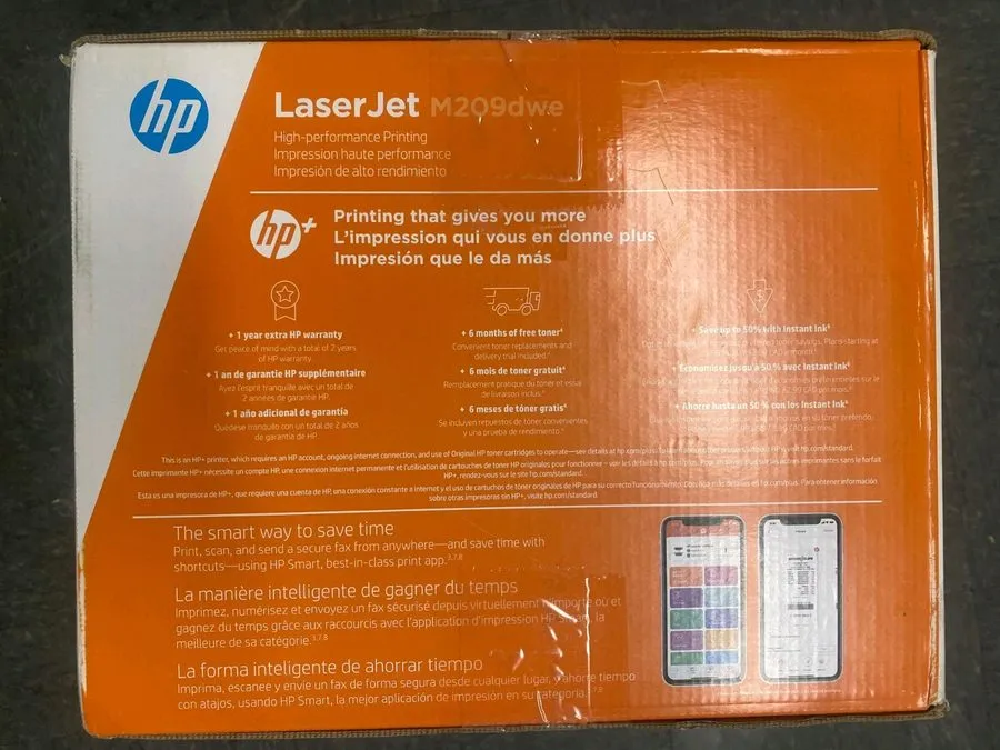Лазерный принтер HP LaserJet M209dwe Desktop Wireless Laser Printer Monochrome,  — фото лота 1